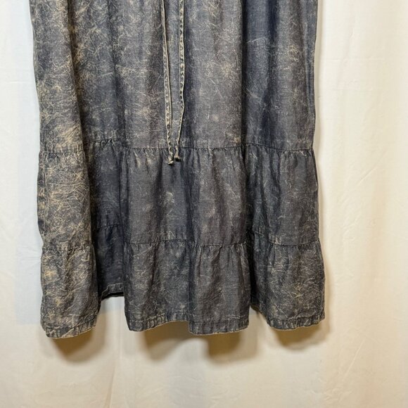 Sun Moda Made in USA Cotton Acid Wash Sun Dress Size Medium - Picture 3 of 9